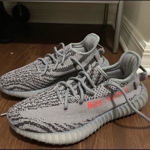 Gray Yeezy Boost 350 Male Size 6